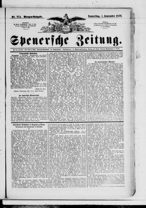 Spenersche Zeitung vom 05.09.1872