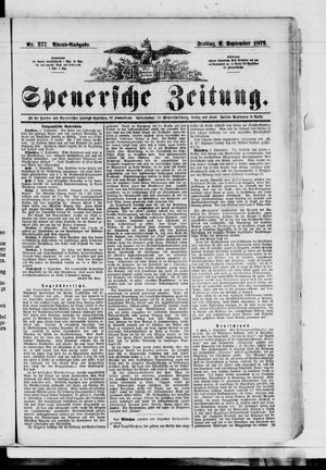 Spenersche Zeitung vom 06.09.1872