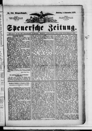 Spenersche Zeitung vom 08.09.1872
