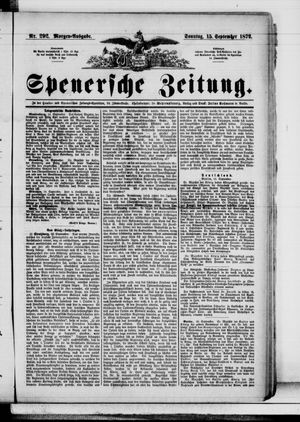 Spenersche Zeitung vom 15.09.1872