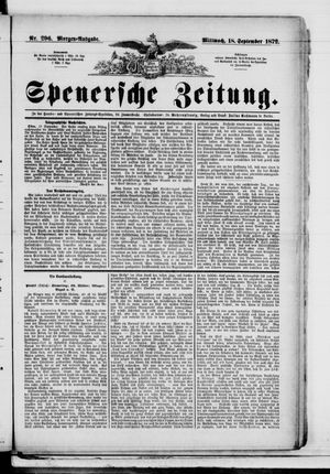 Spenersche Zeitung vom 18.09.1872