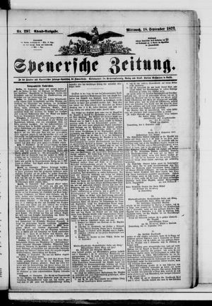 Spenersche Zeitung vom 18.09.1872