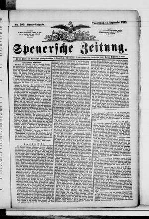 Spenersche Zeitung vom 19.09.1872