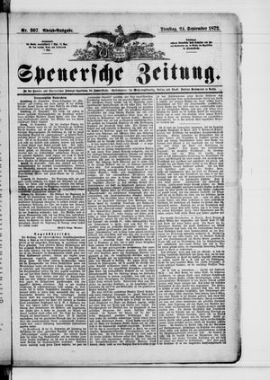 Spenersche Zeitung vom 24.09.1872