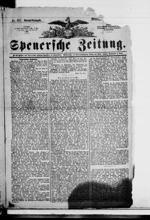 Spenersche Zeitung vom 30.09.1872