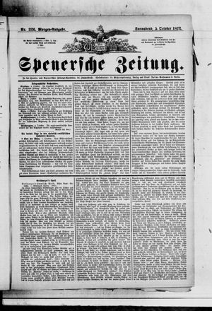 Spenersche Zeitung vom 05.10.1872