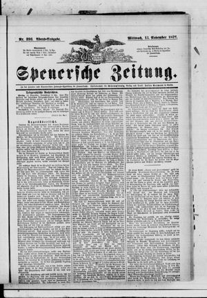 Spenersche Zeitung vom 13.11.1872