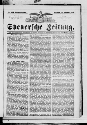 Spenersche Zeitung vom 20.11.1872