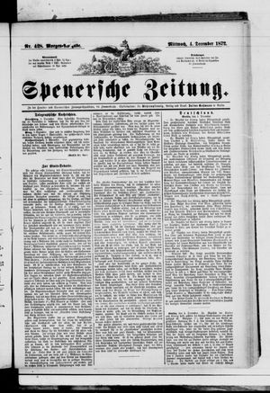 Spenersche Zeitung vom 04.12.1872