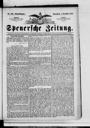 Spenersche Zeitung vom 07.12.1872