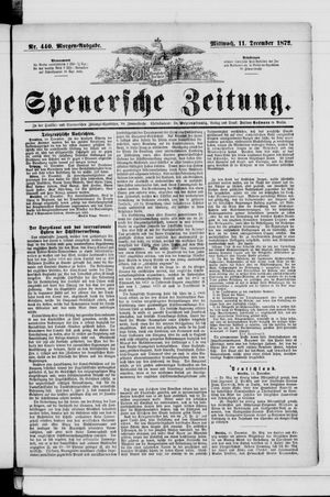 Spenersche Zeitung vom 11.12.1872