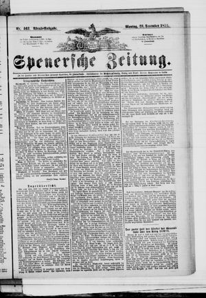Spenersche Zeitung vom 23.12.1872