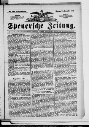 Spenersche Zeitung vom 30.12.1872