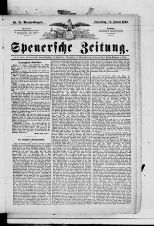 Spenersche Zeitung vom 16.01.1873