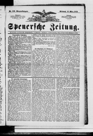 Spenersche Zeitung vom 12.03.1873