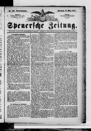 Spenersche Zeitung vom 12.03.1873