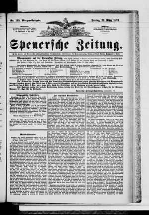 Spenersche Zeitung vom 21.03.1873