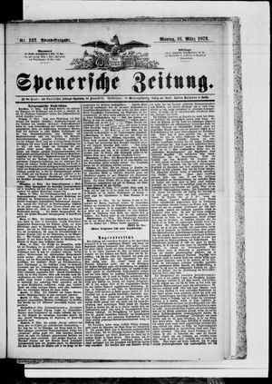 Spenersche Zeitung vom 31.03.1873