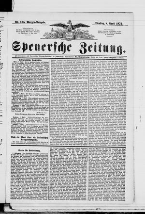 Spenersche Zeitung vom 08.04.1873