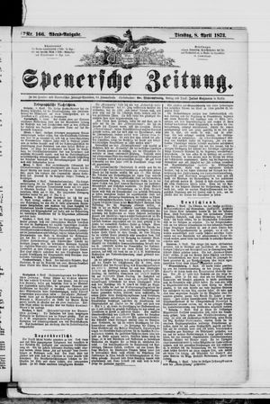 Spenersche Zeitung vom 08.04.1873
