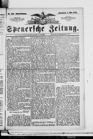 Spenersche Zeitung vom 03.05.1873