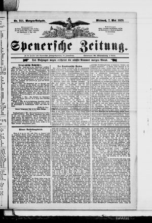 Spenersche Zeitung vom 07.05.1873