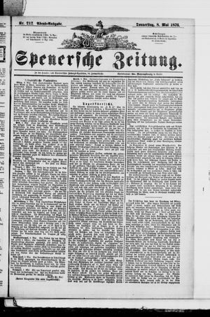 Spenersche Zeitung vom 08.05.1873