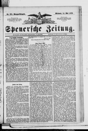 Spenersche Zeitung on May 14, 1873