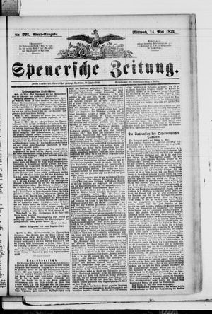 Spenersche Zeitung on May 14, 1873