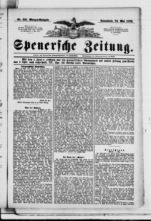 Spenersche Zeitung on May 24, 1873