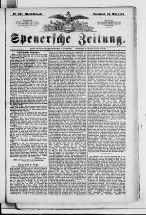 Spenersche Zeitung on May 24, 1873