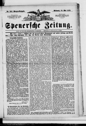 Spenersche Zeitung vom 28.05.1873