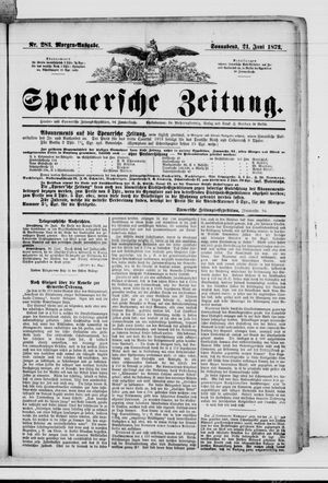 Spenersche Zeitung vom 21.06.1873