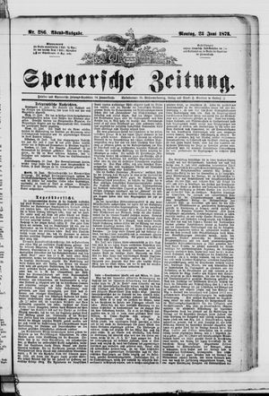 Spenersche Zeitung on Jun 23, 1873