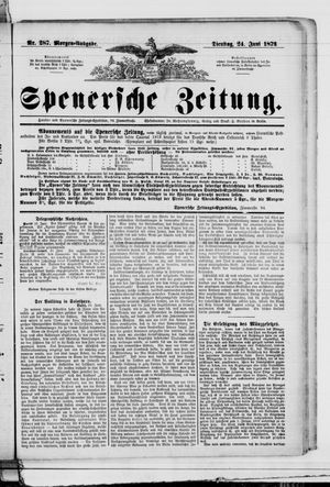 Spenersche Zeitung on Jun 24, 1873