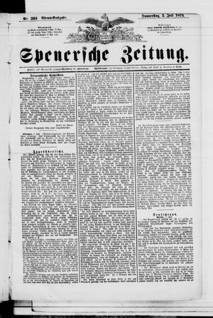 Spenersche Zeitung on Jul 3, 1873