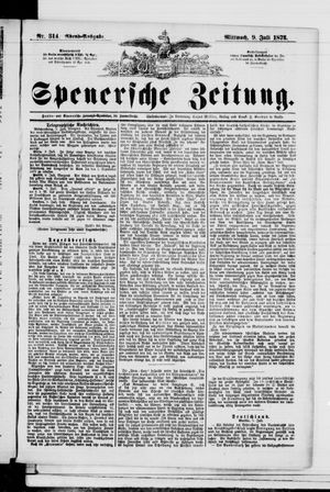 Spenersche Zeitung vom 09.07.1873