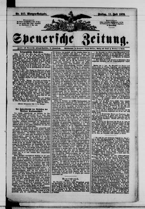 Spenersche Zeitung vom 11.07.1873