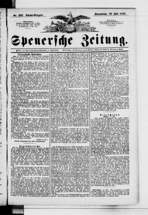 Spenersche Zeitung vom 19.07.1873