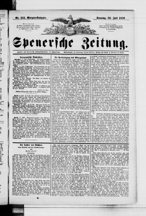 Spenersche Zeitung vom 20.07.1873