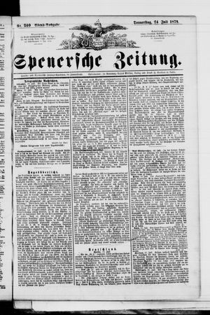 Spenersche Zeitung vom 24.07.1873