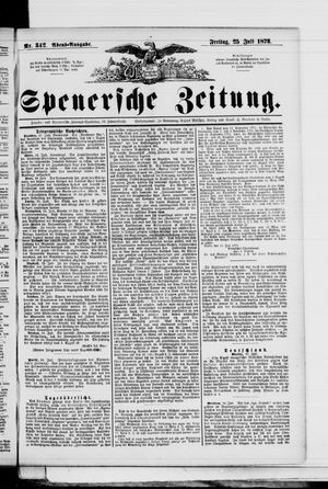 Spenersche Zeitung vom 25.07.1873
