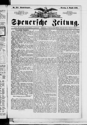 Spenersche Zeitung vom 04.08.1873