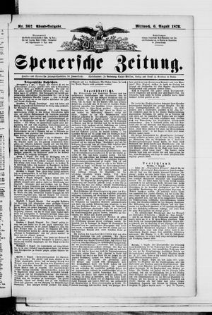 Spenersche Zeitung on Aug 6, 1873