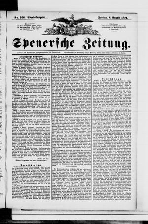 Spenersche Zeitung vom 08.08.1873