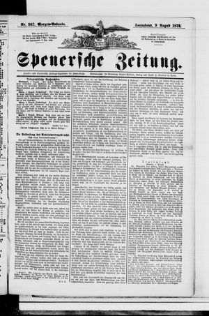 Spenersche Zeitung vom 09.08.1873