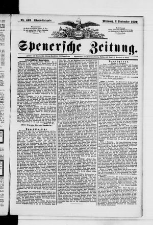 Spenersche Zeitung vom 03.09.1873