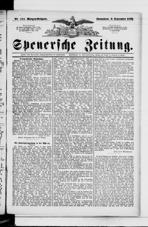 Spenersche Zeitung vom 06.09.1873