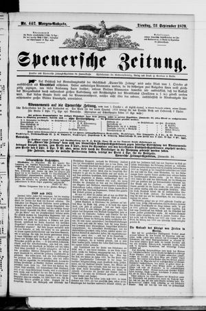 Spenersche Zeitung vom 23.09.1873