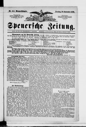 Spenersche Zeitung vom 30.09.1873
